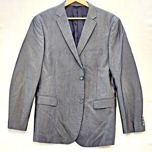 Caravelli Slim Suit Jacket Olive Men’s 44R 38W Model Harry 2B Designed in Italy